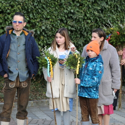 Palmbuschen Segnung Wals 28.3.21